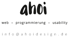 ahoidesign Webdesign Jonas Seemann
